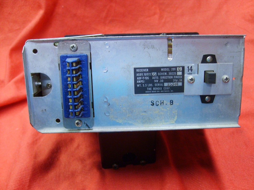 Automatic Direction Finder ADF-T-12C Bendix As Removed Working