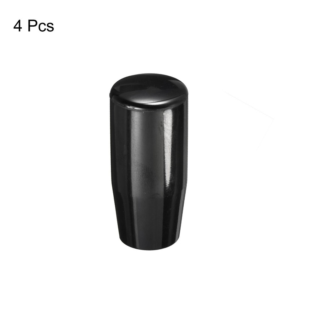 M12x65mm Female Threaded Hand Knobs Cylinder Insert Handles for Mechanical, 4Pcs