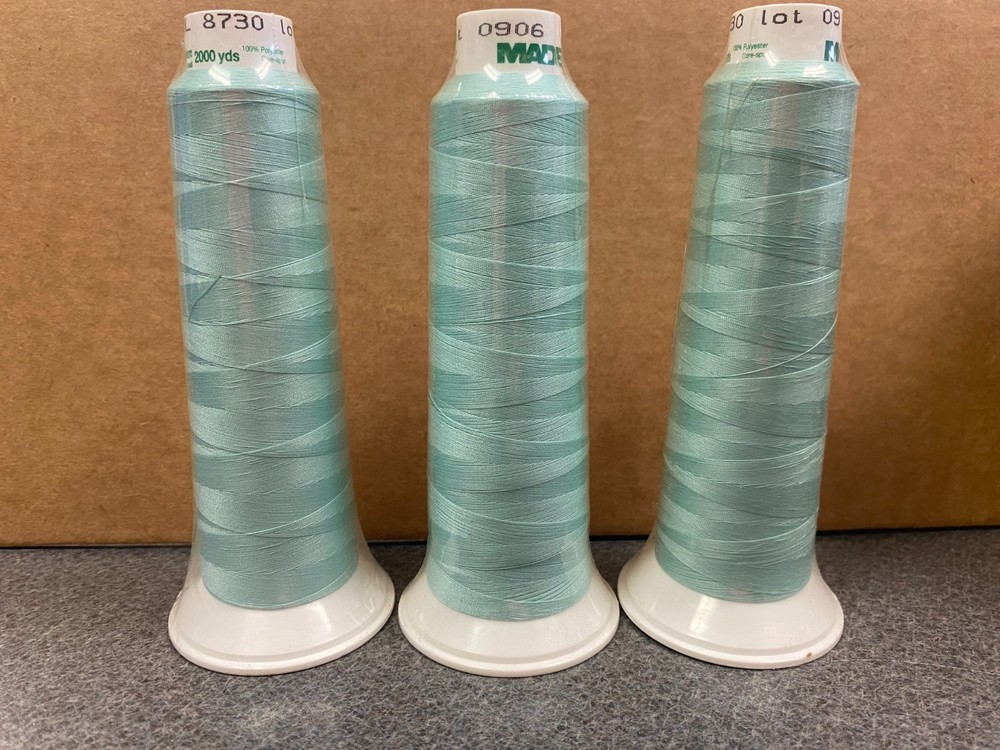 Madiera Serger Thread  - 3 pack Turquoise
