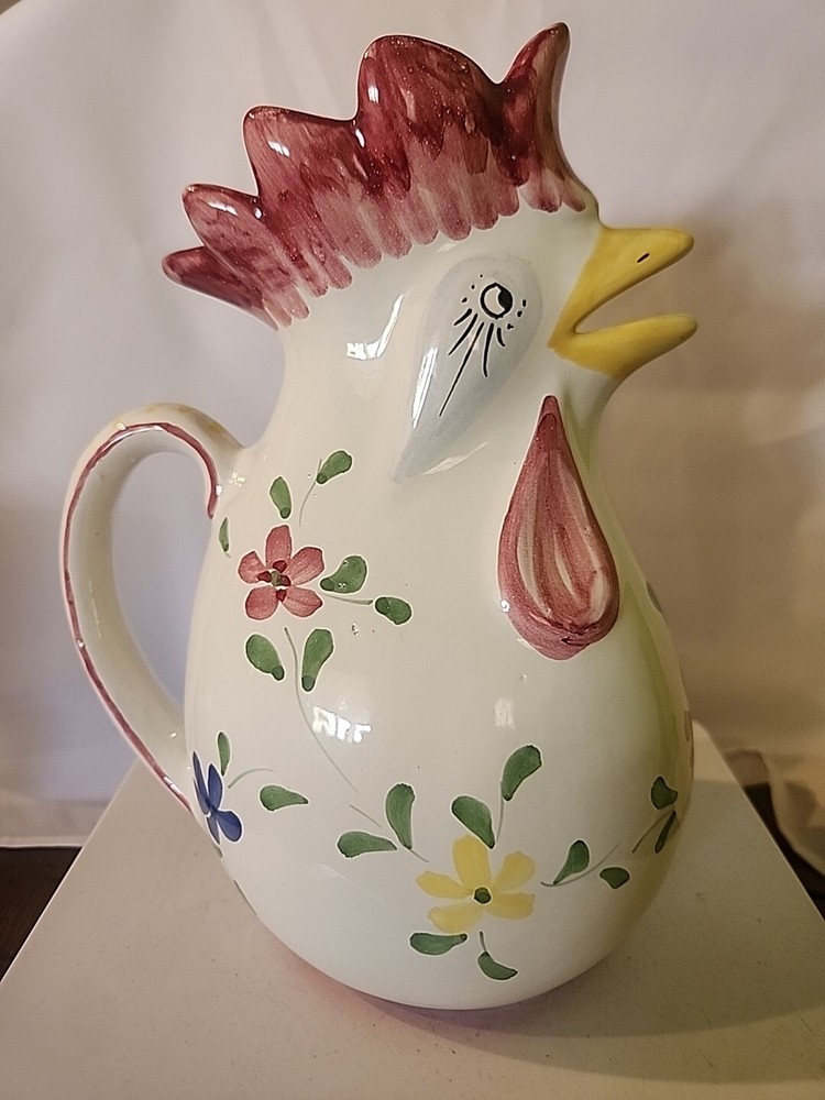 Chicken Pitcher Made In Italy