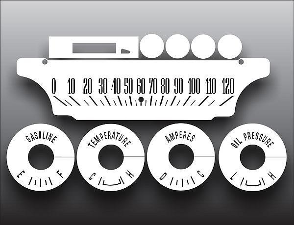 White Face Gauges for 1964-1966 Mercury Comet