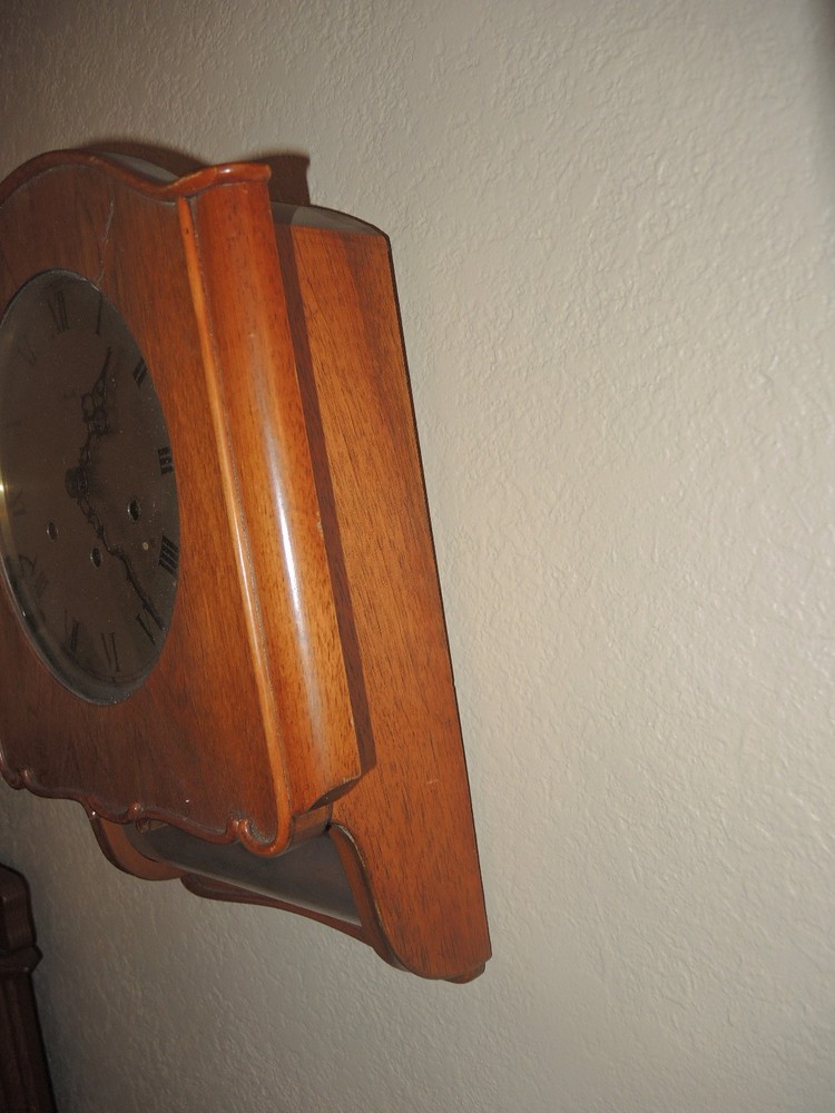 Antique Mauthe Wall Clock Runs And Stops