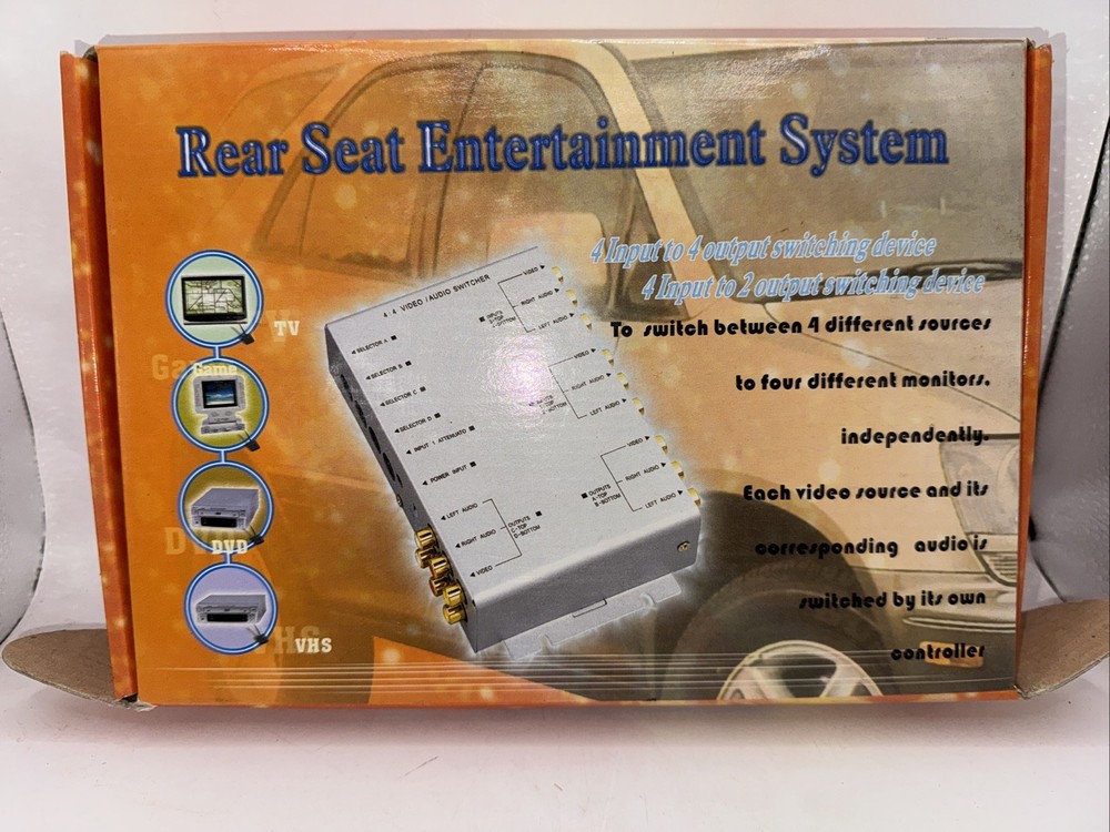 New World 4:4 Video/audio Car Video interface multimedia Adapter
