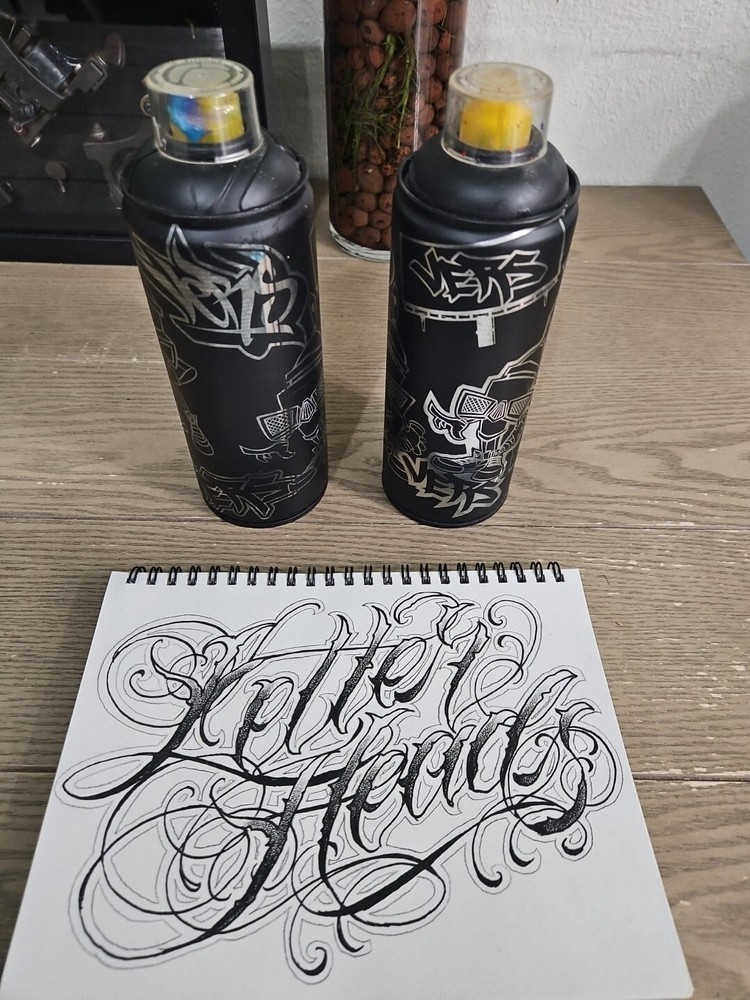 Vers limited edition spray paint X2 Empty