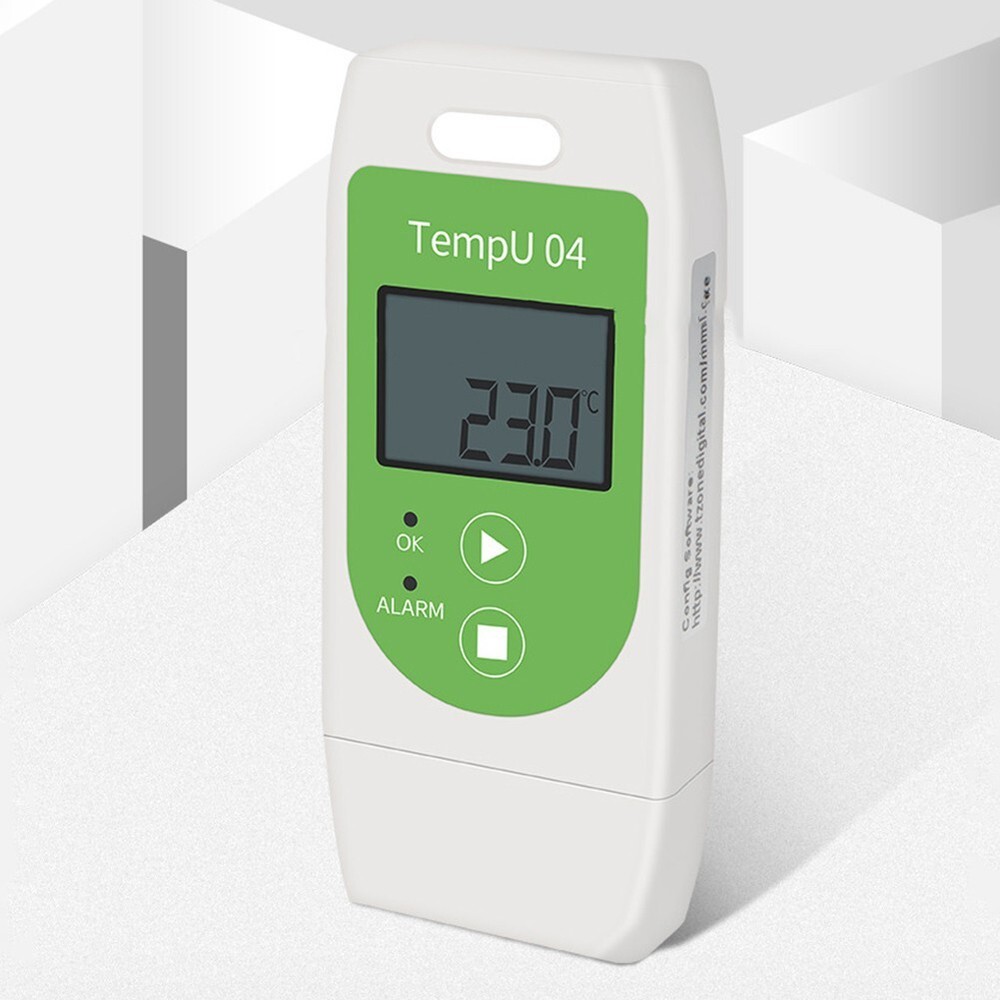 USB Temperature Data Logger 32000 Capacity TemperatureRecorder PDF Report Logger