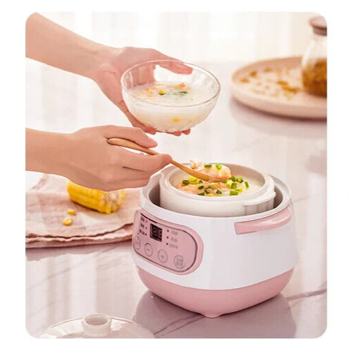Electric Multi-Cooker Intelligent Ceramic Stew Pot 1L