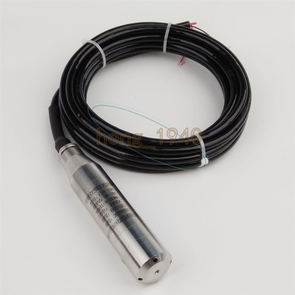ONE 4-20MA 3.0m Range Water Level Transmitter Liquid Level Transducer Sensor NEW