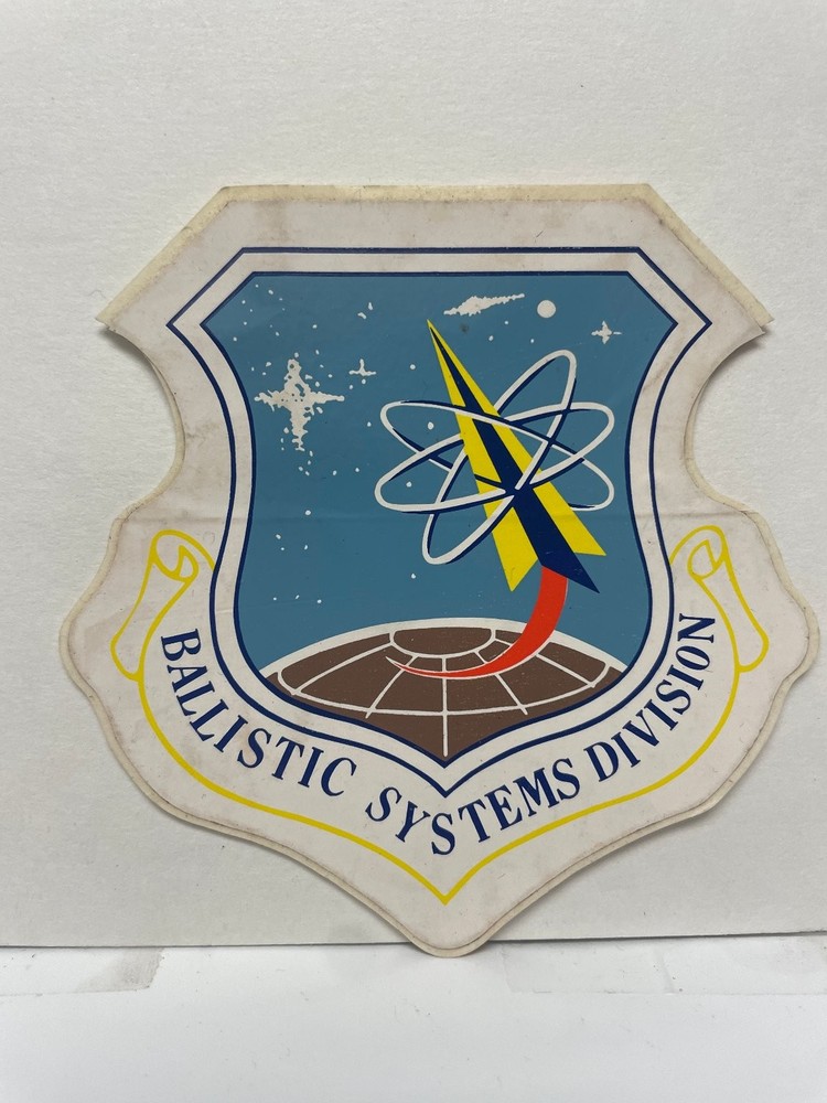 Ballistic Systems Division Military Aerospace Logo Sticker Decal Patch