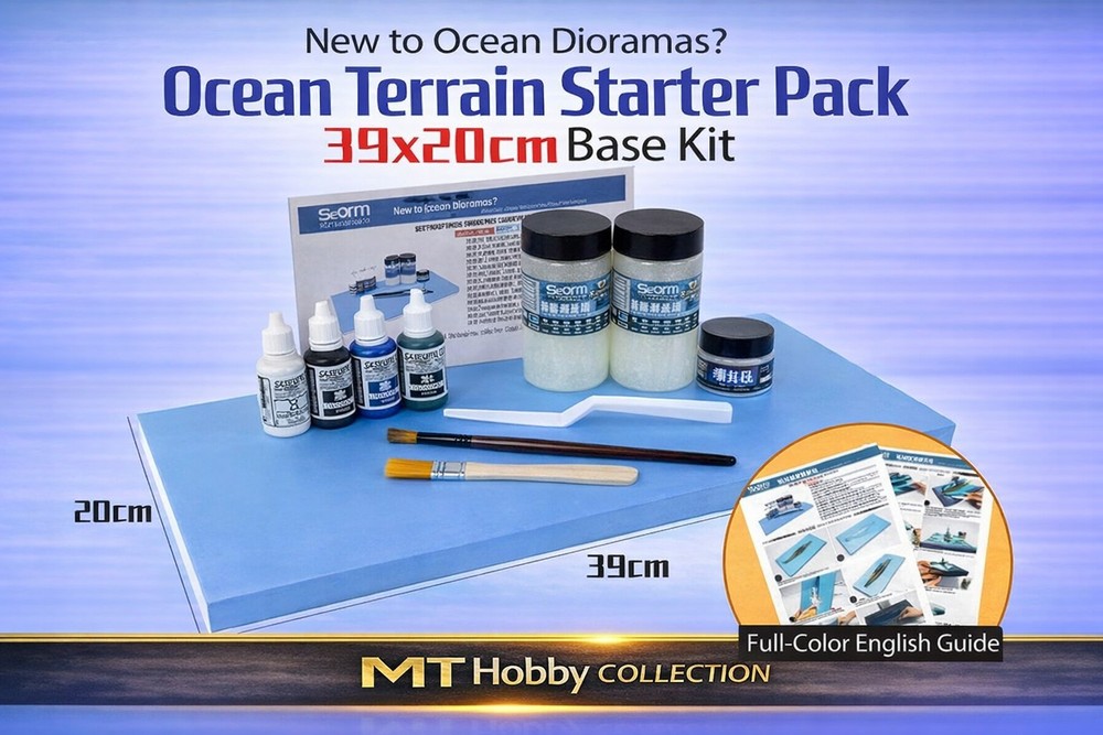Storm Creation Ocean Terrain Starter Pack for 1/700 Scale Models