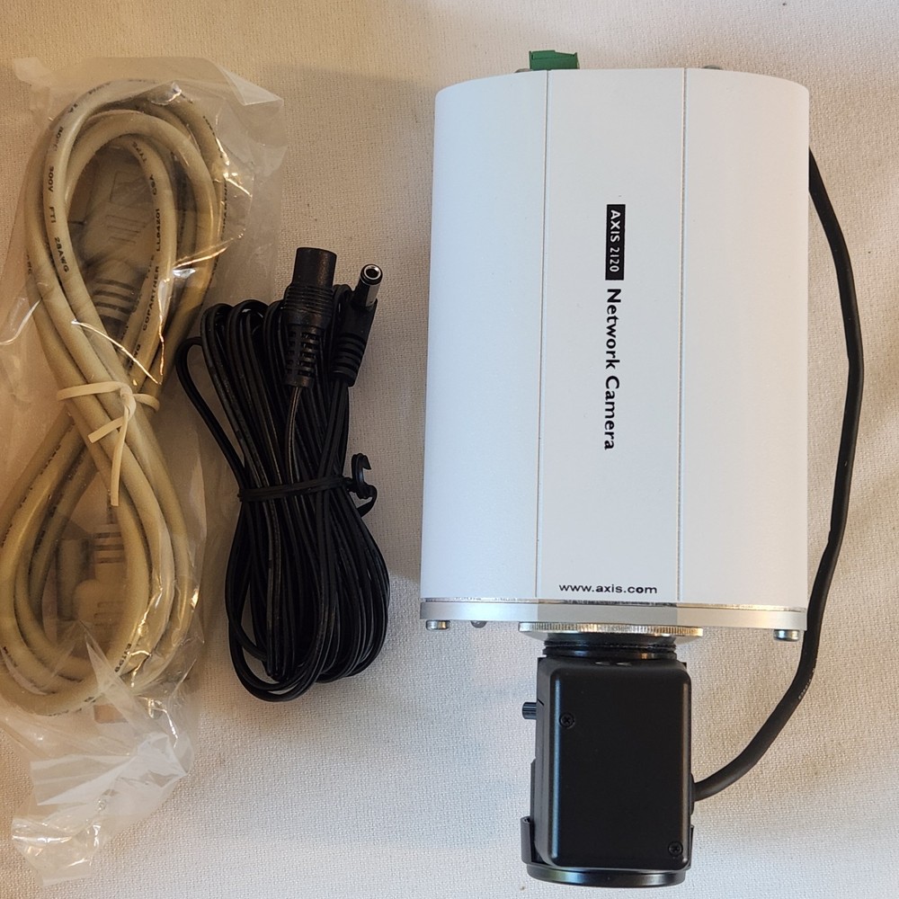 Axis 2120 IP Network Web Security Surveillance CCTV Camera & Lens