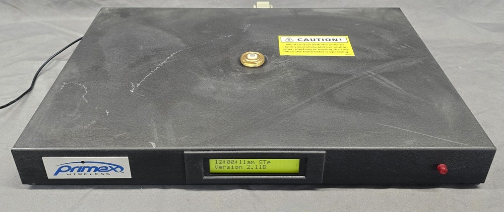 Primex Wireless FM-72 1-Watt Transmitter (Unit & Power Supply)
