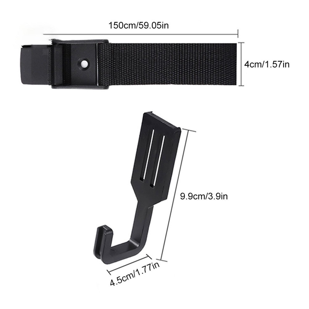 Tree Stand Harness Strap Accessory Holder with 4 Hooks Multifunctional Portable