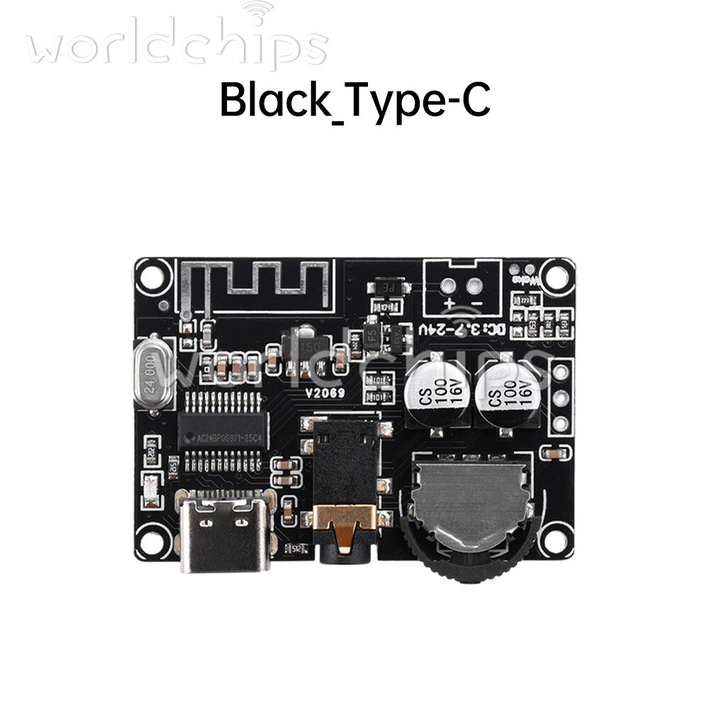 Micro USB/Type-C Bluetooth Audio Receiver Board MP3 Lossless Player Wireless