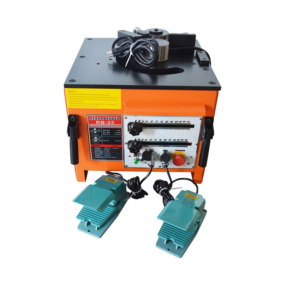 Construction Site Pipe Bender Small Automatic180° Steel Bar Pipe Bending Machine