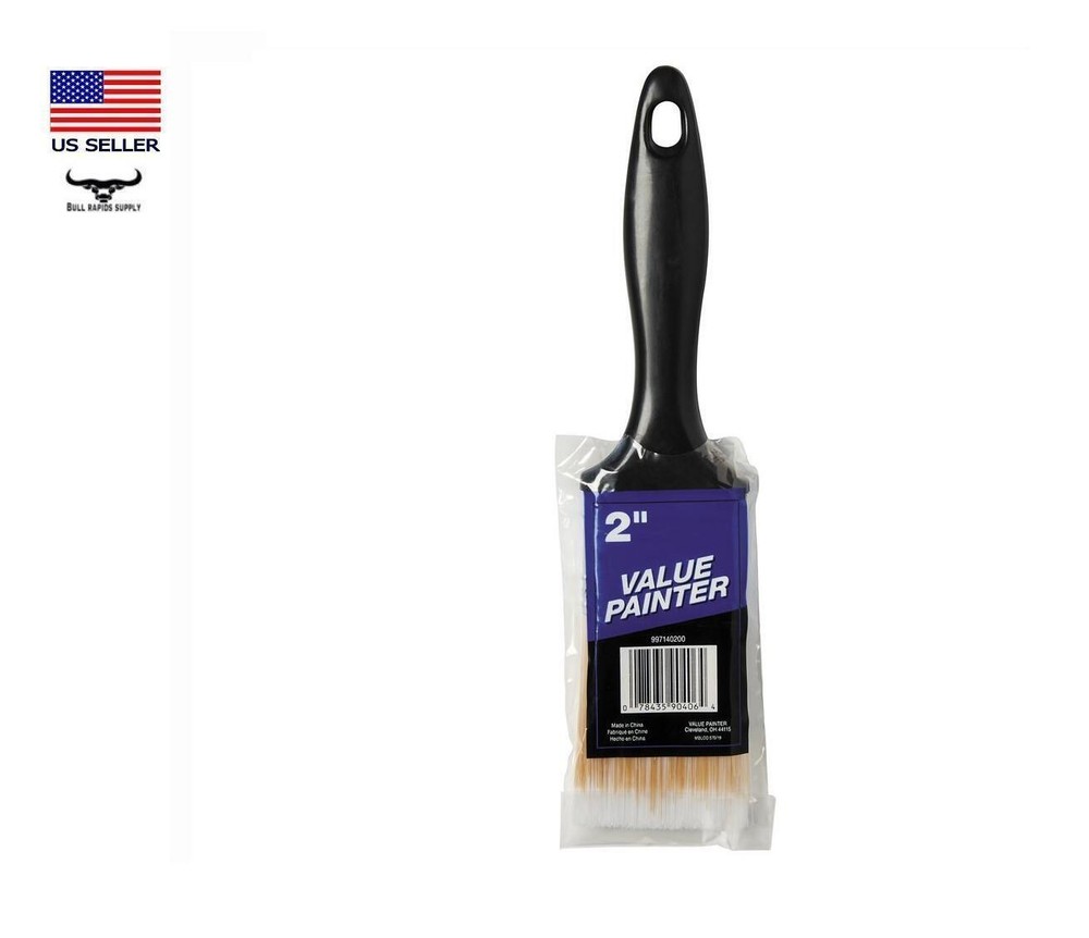Value Painter 2" Paint Brush General Purpose For All Paints 100% Polyester