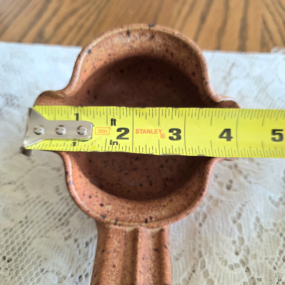 Studio Pottery Large Ladle Earth Tones Fall Decor EUC