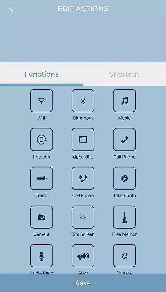 NFC Android Smart Button Battery-free Sticker Shortcut Button Golden