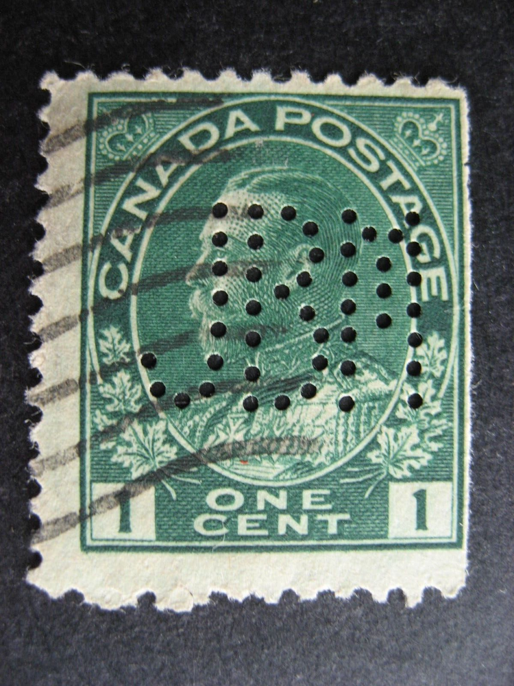 Canada perfin Maclean Publishing Co Toronto ON in Sc 104