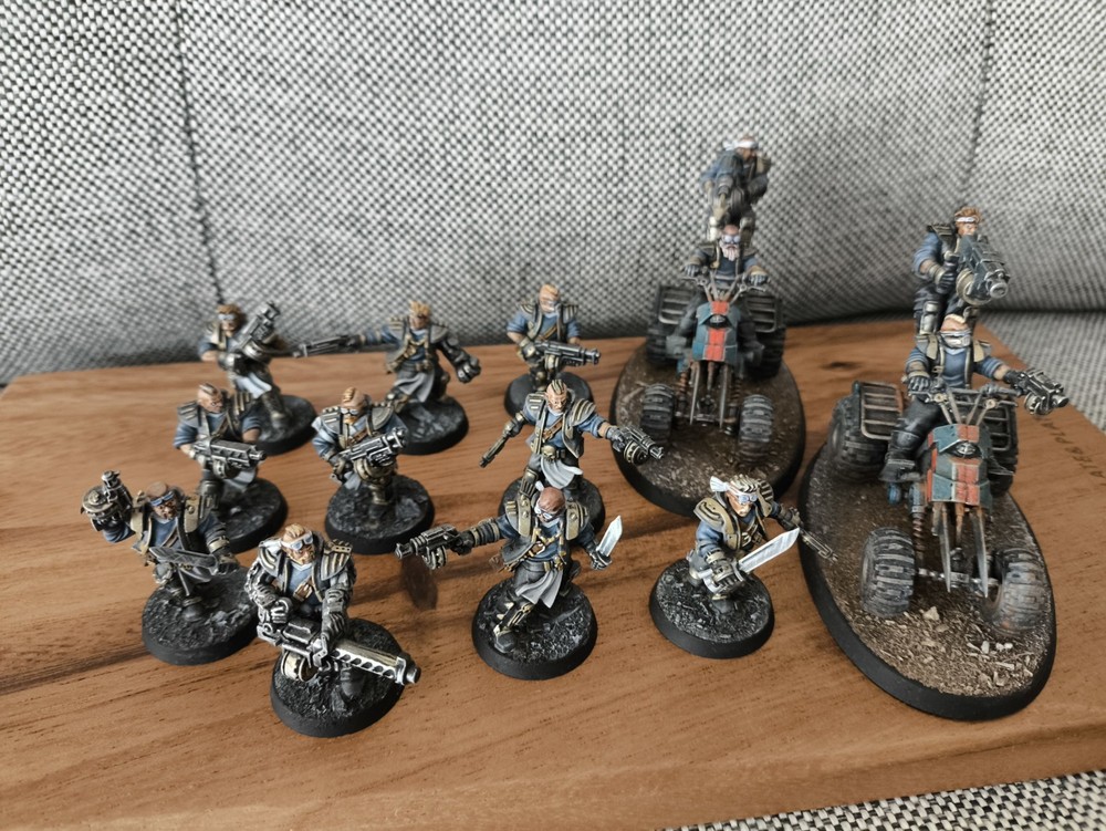 Orlocks Gangs Outriders Necromunda Games Workshop  14 Figures Pro painted
