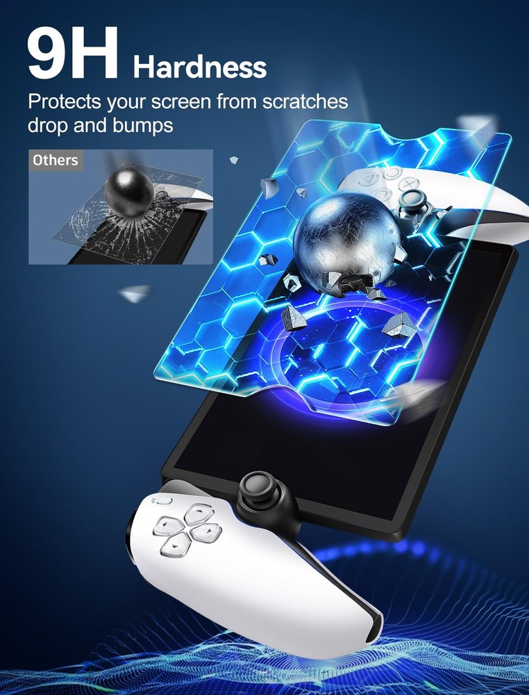 ivoler 2-Pack Screen Protector Tempered Glass for 8 inches, Transparent