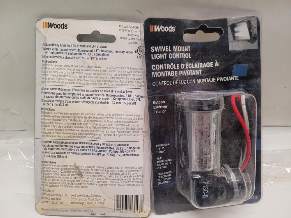 Woods 59413 Swivel Mount Light Control