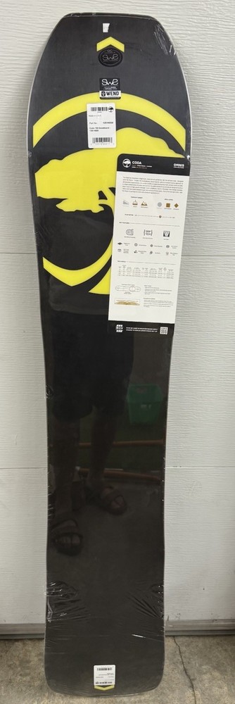 2025 NWT Arbor Coda Snowboard 155cm $600 System Camber Griptech Sintered Base