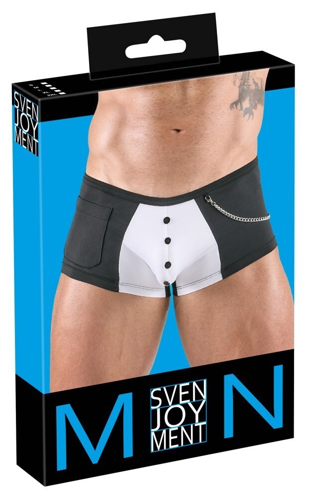 MENS BRIEF  GERMANY   BLACK   SM- 2X-LARGE