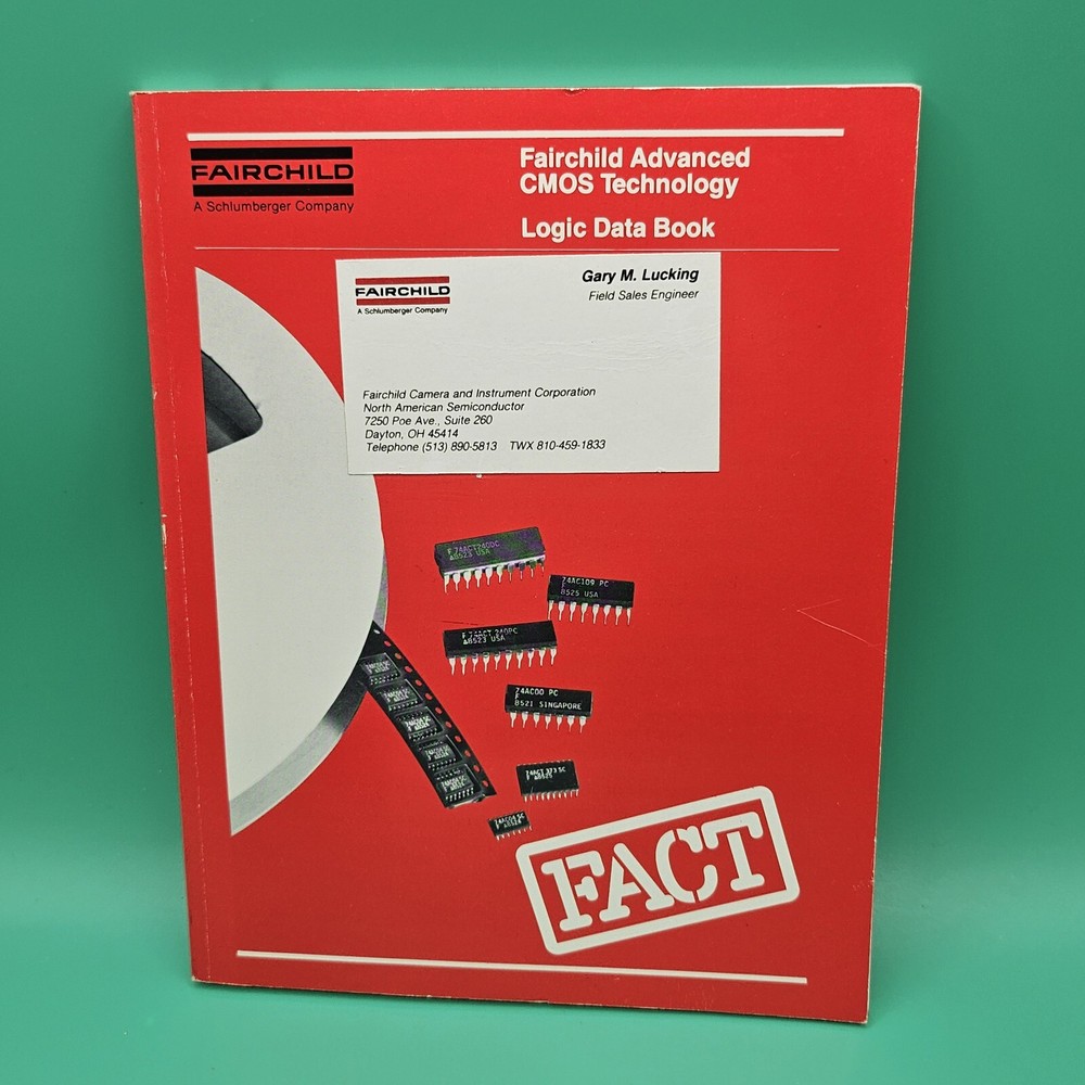 Fairchild Advanced CMOS Technology FACT Logic Data Book 1987 Vintage Computer VG