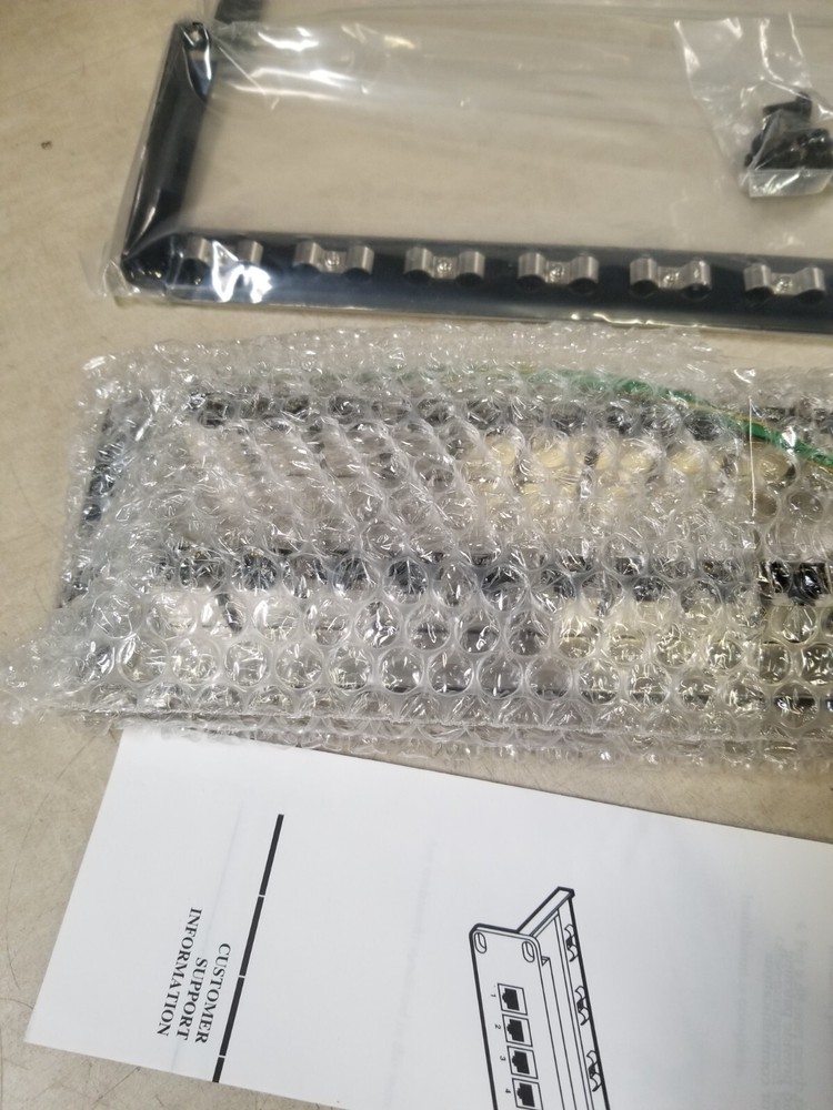 Black Box JPM806A-R2 Black Box Feed-Through 48 Port Cat 5e Network Patch Panel -