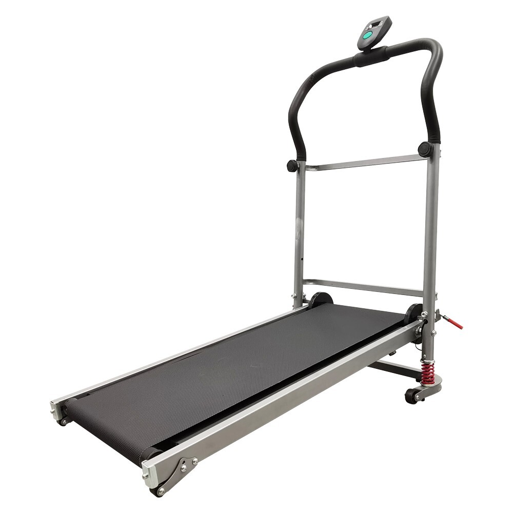 Foldable Mechanical Treadmill Walking Exercise Machine for Home Max Load 242.5LB