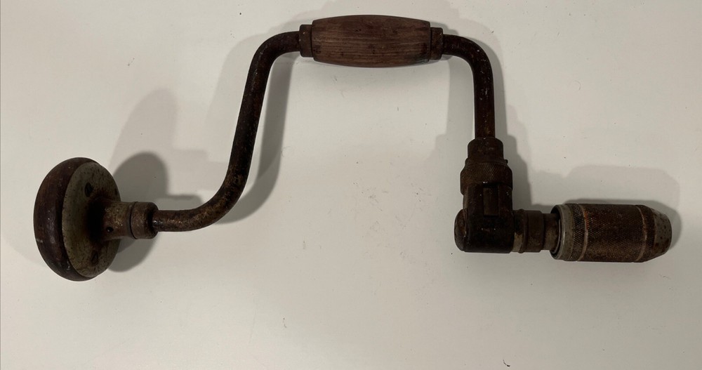 VINTAGE LONG BEAM BIT HAND DRILL AUGER