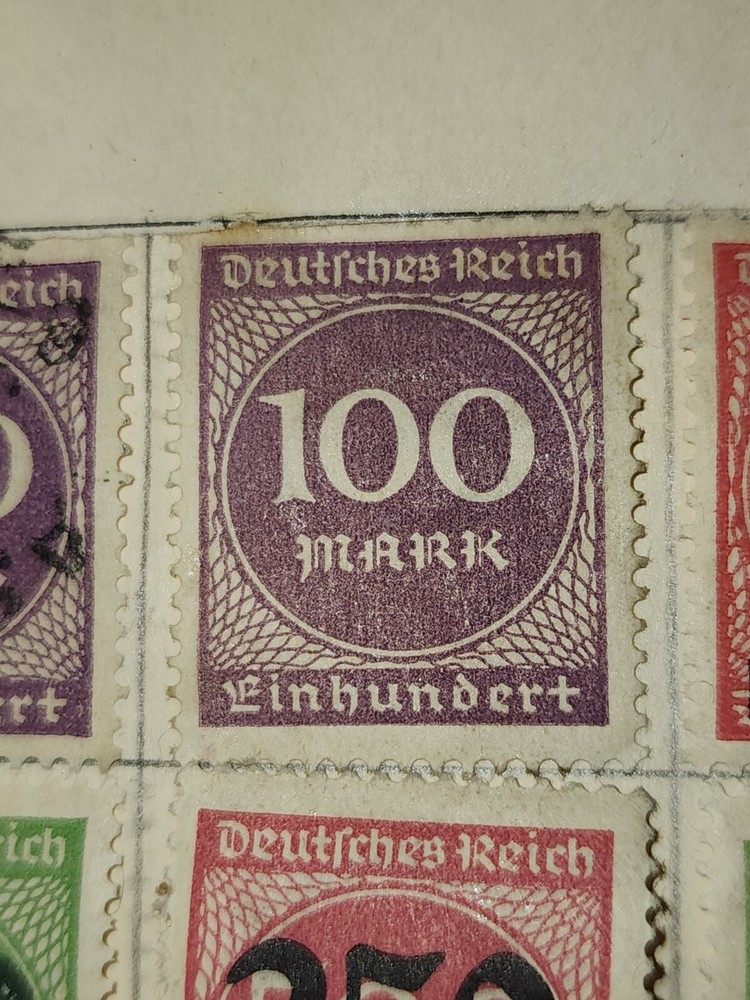 Foreign Germany 100 Mark Stamp Used - #H245