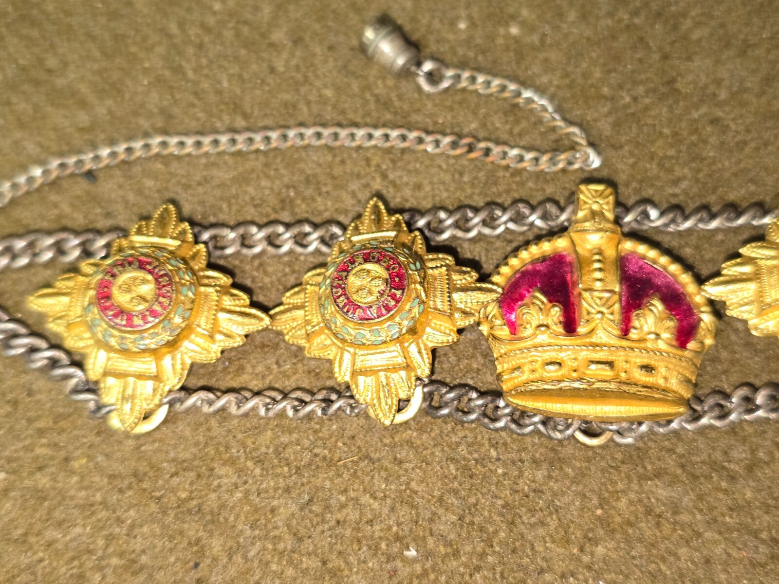 WWII British Sweetheart Bracelet