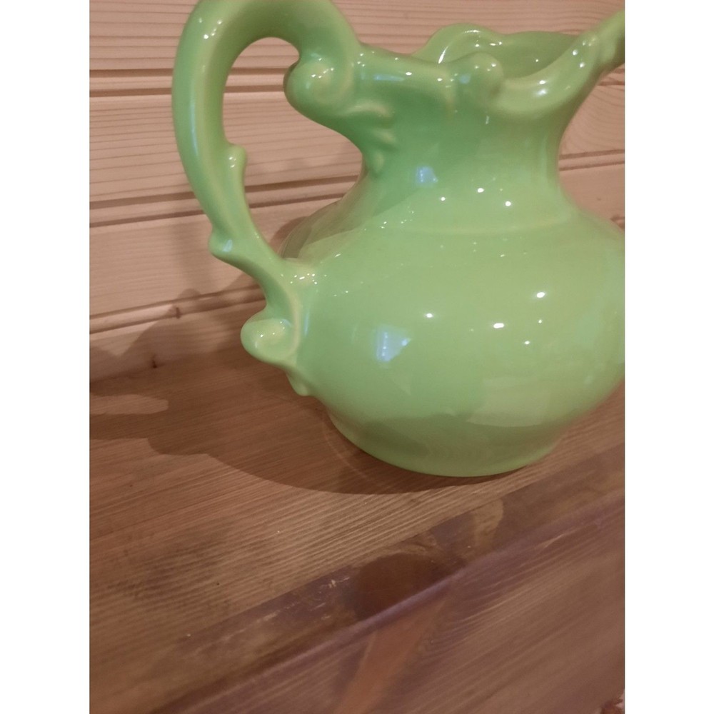 McCoy Lime Green Pottery Pitcher