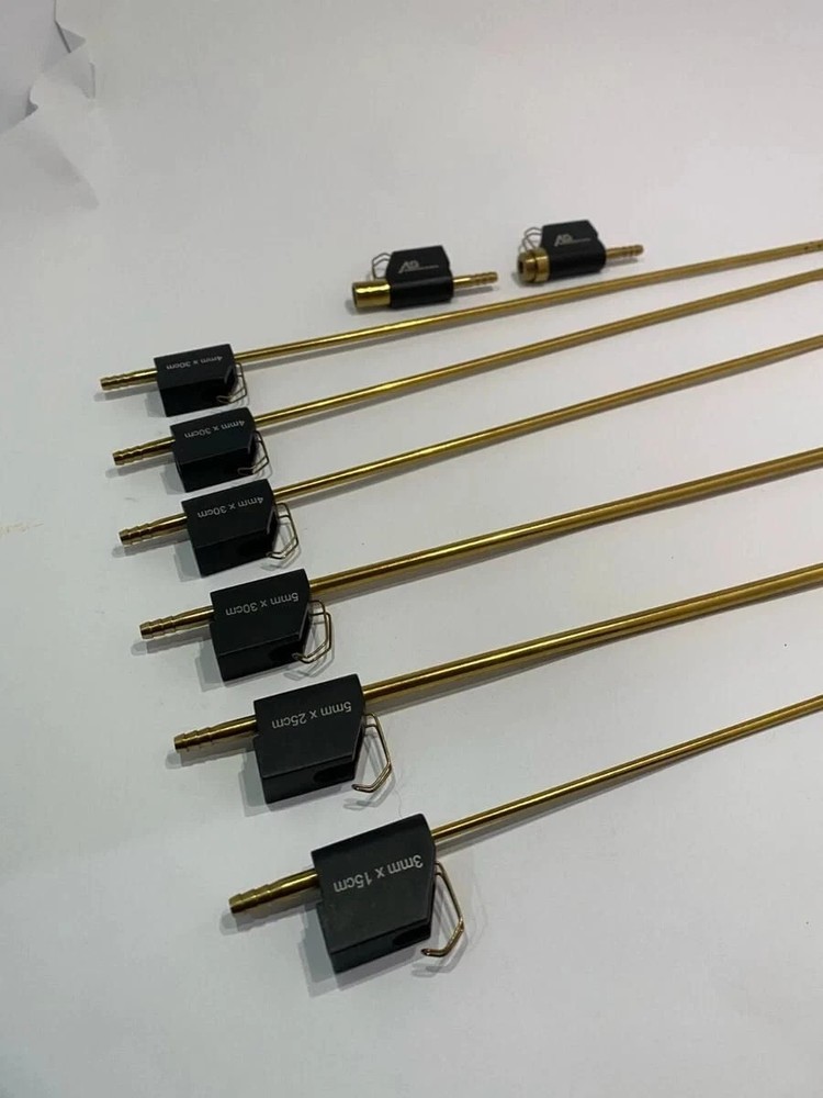 8Pcs MicroAire Type Pal Reusable Cannulas Liposuction Cannulas