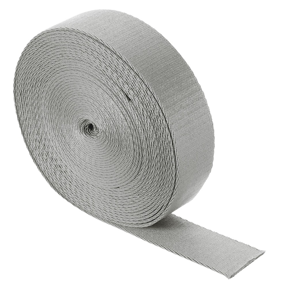 10 Yards Nylon Webbing Strap, 1 3/8-inch Bag Flat Webbing Straps, Gray