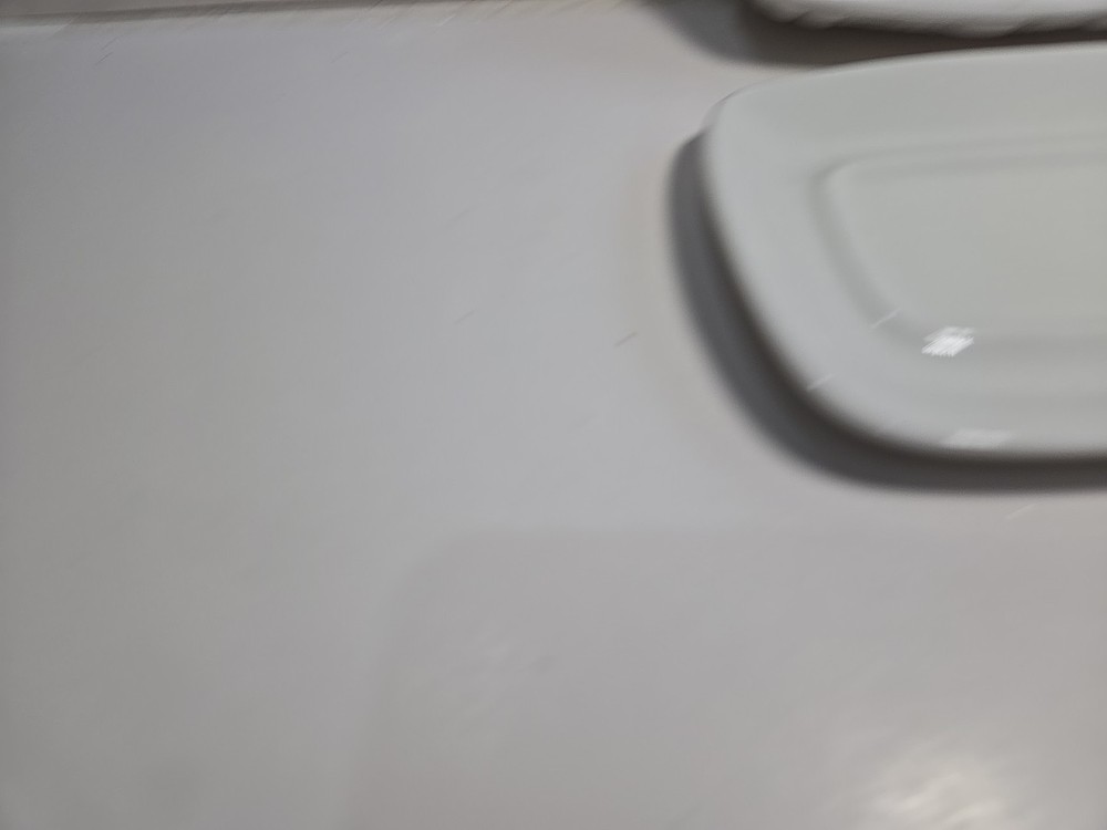 GIBSON DESIGNS Covered Butter Dish with Lid Embossed Fruit White Ceramic