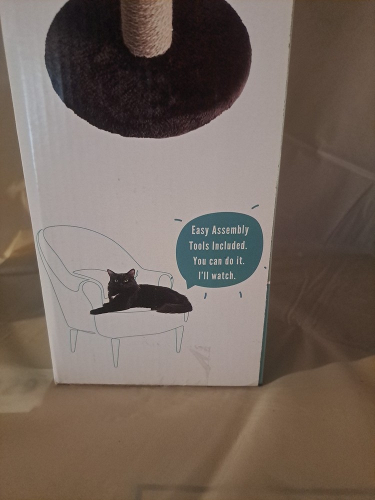 Plush Pal Play Post. 20" Tall. Cat Scratch Post. New