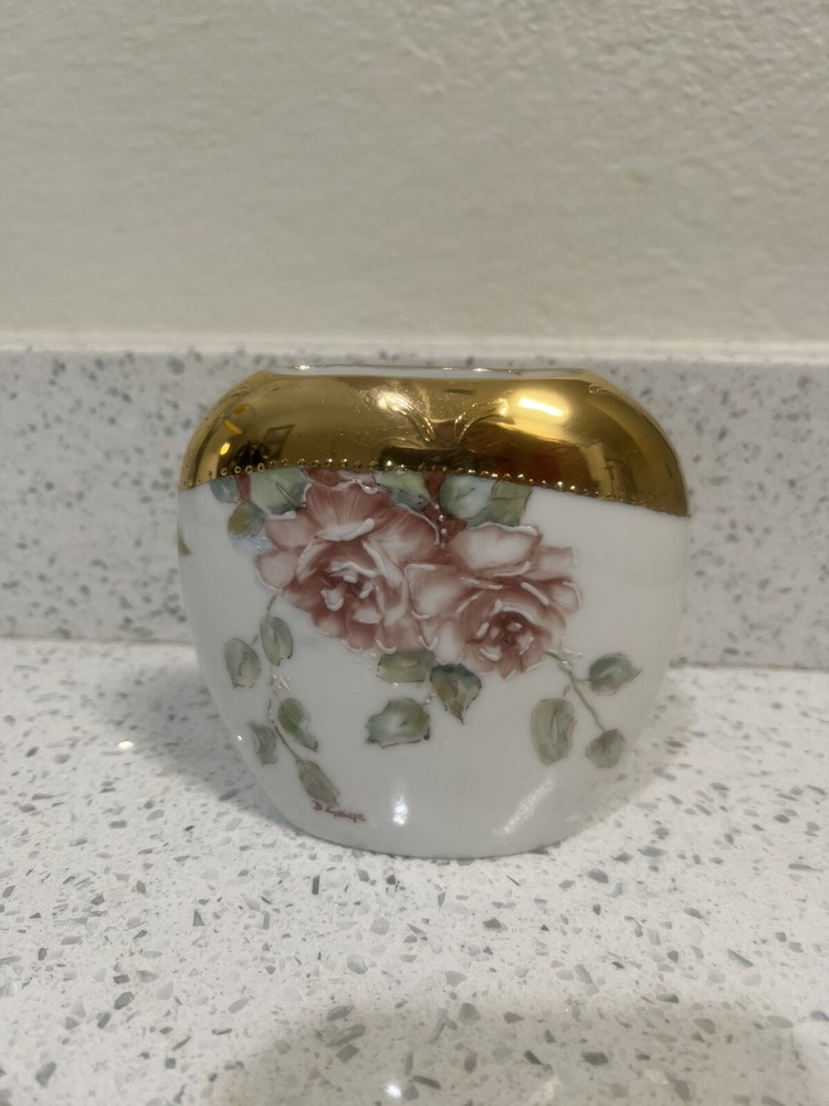 Floral Vase By D Gage