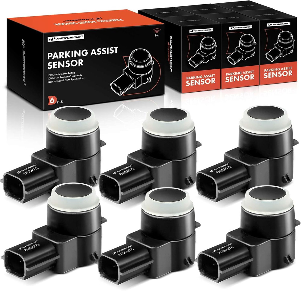 6-PC Reverse Backup Parking Assist Sensor Compatible with Select Ram & Jeep & Do