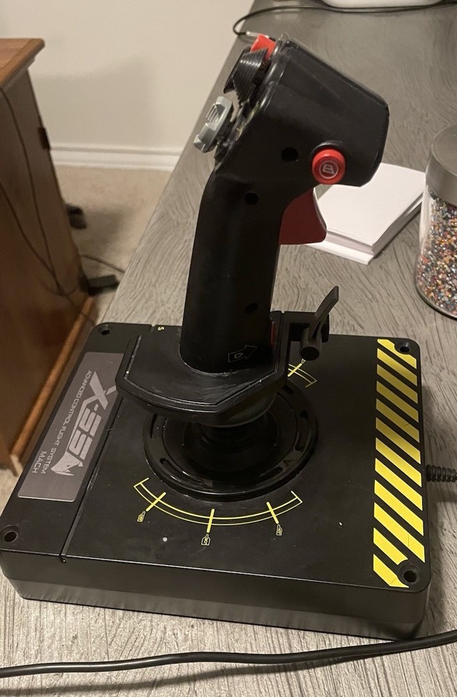 Saitek X-55 Advanced Control Flight System Mach Wired Flight System Remote Black