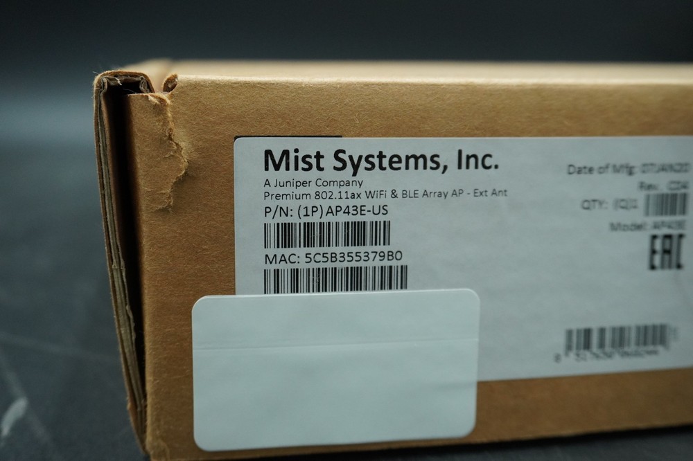 Juniper Networks AP43e Mist Wireless Access Point - Black *New Open-Box*