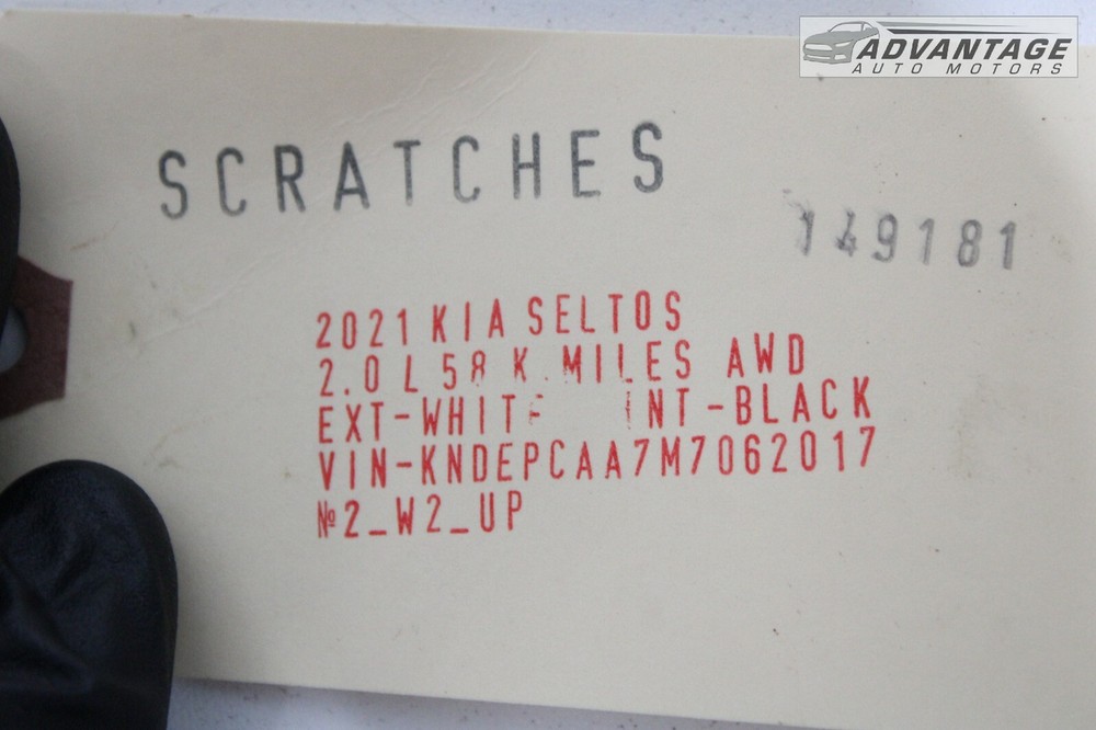 2021-2023 KIA SELTOS EMERGENCY PARKING STOP BRAKE PULL HANDLE LEVER OEM