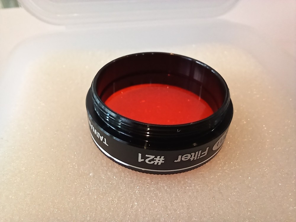 BINTEL TELESCOPE FILTER GSO #21 ORANGE FILTER 1.25'' MADE IN TAIWAN