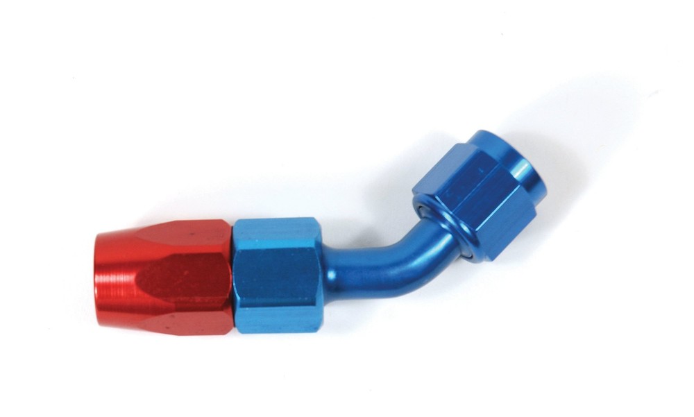 SpeedFX 510845 Hose End - Red/Blue