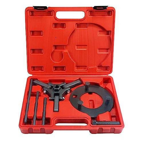 Harmonic Balancer Puller Tool Set - Remove Damper Pulleys in Tight 6PCS SET