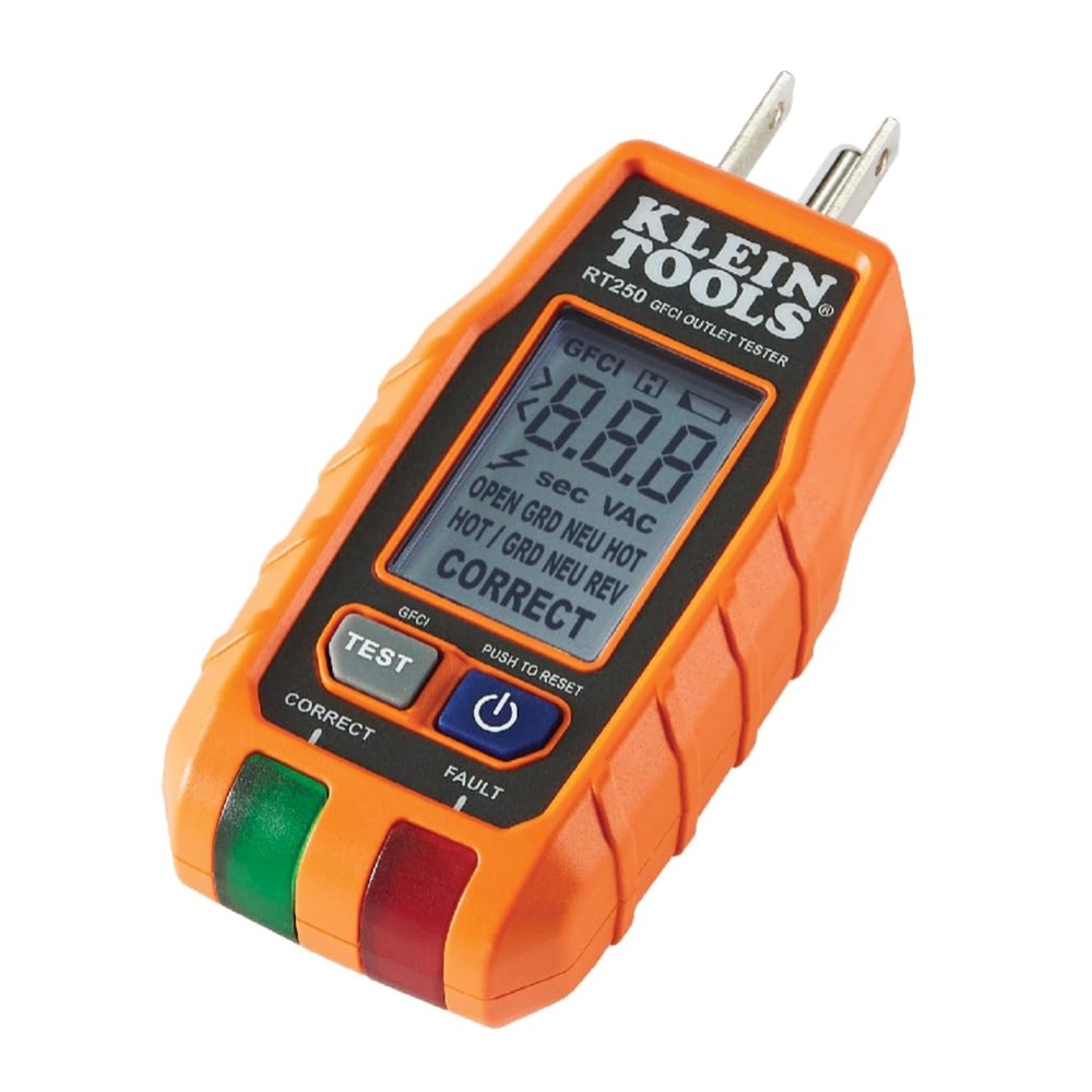 Electric Voltage Tester - LCD Display & LED Indicators