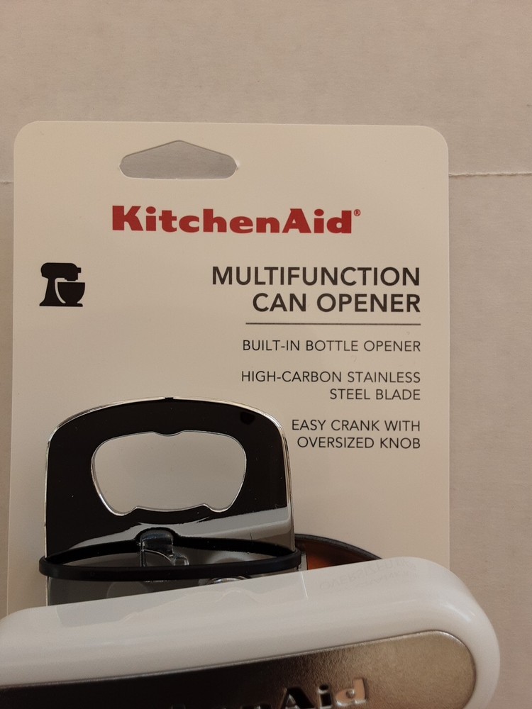 Kitchen Aid Multifunction Can Opener - White (NEW) KE199OHWHA