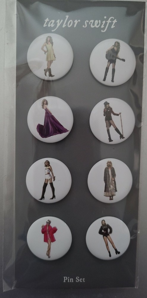 Offical TAYLOR SWIFT - ERAS COLLECTION PIN BUTTON SET - RARE PINS
