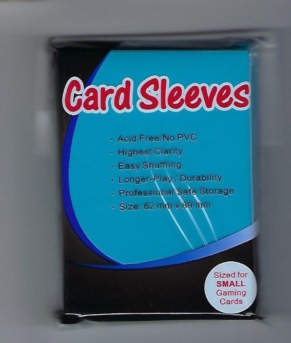 60 Light Blue Pro-Safe Small Size Deck Protector Sleeves ( YuGiOh )